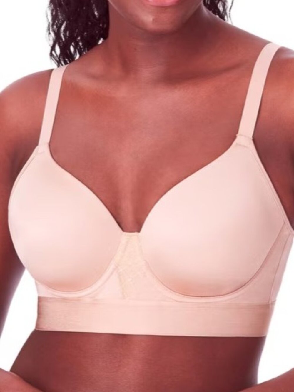 Bali One Smooth U Bounce Control Underwire Bra (38C) — Almond